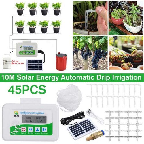 Solar Water Timer Sprinkler Controller Automatic Micro Drip