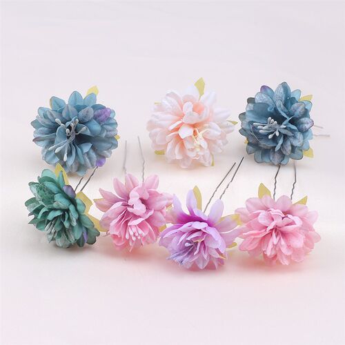 Wedding Bridal Prom flower hair clips pins Party Bridal Hair