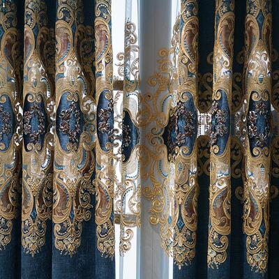 Curtains for Living Dining Room Bedroom Valance European Sty