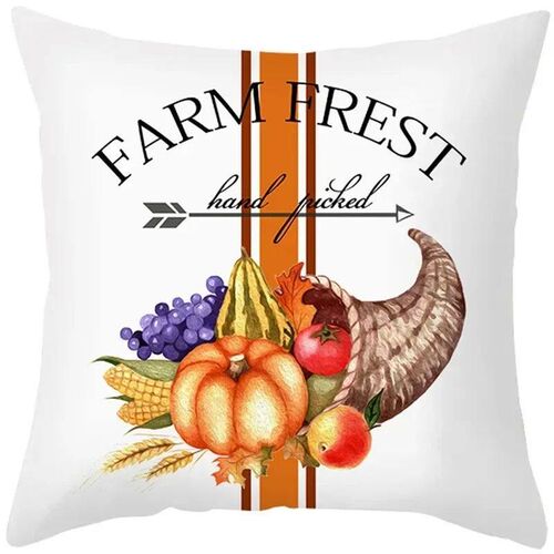 Autumn Maple Leaf Pumpkin Pillowcase 45*45cm Fall Home Decor