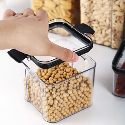 lucency sealed jar, storage bottle kitchen food storage box