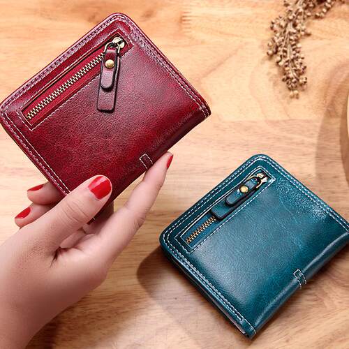 Mini Wallet Women Luxury Leather Wallets Coin Bag Hasp Short