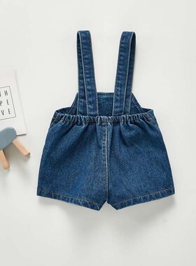 2022 Spring Autumn New Baby Overalls Boys Girls Denim Overal