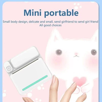 C19 MINI Print Portable Thermal Printer Photo Pocket Thermal