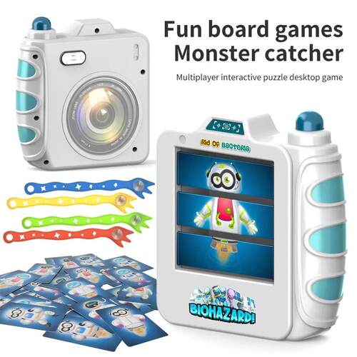 Multi-player table game, space catcher, monster catcher, int
