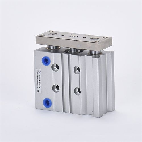 三轴气缸三杆带导杆小型薄型MGPM/TCM20*10Z/20//30//75/100