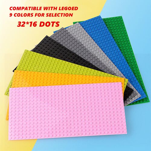 16x32 Classic Base Plates Plastic Bricks Baseplates Suitable