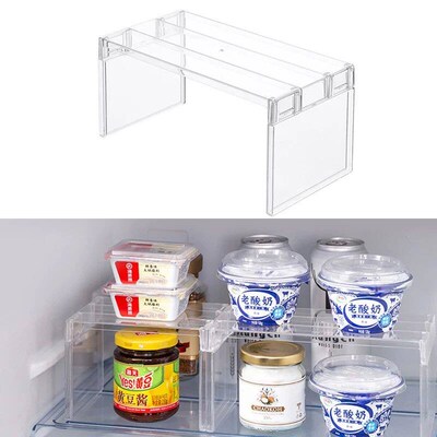 Refrigerator Organizers Storage Rak Fridge Layered Separator