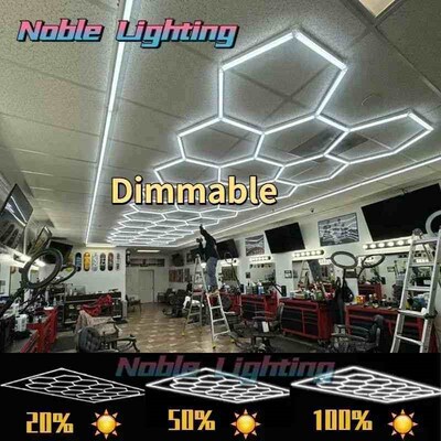 Garage Lamp Dimmable Cutomized Honeycomb LED Car Detailing B