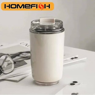D14 Tumbler Mug Milky White Coffee Mug Car Water Bottle Trav
