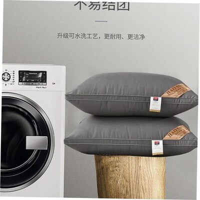 枕头枕芯bed pillow soft strong grey good quality pillows 1
