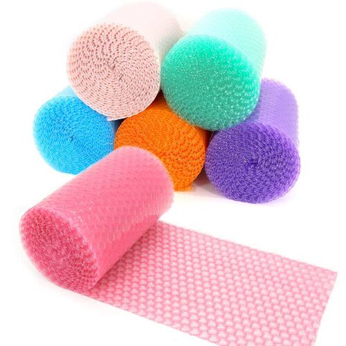 20cmx5 Meter Pink Love Heart Air Bubble Cushioning Wrap Roll