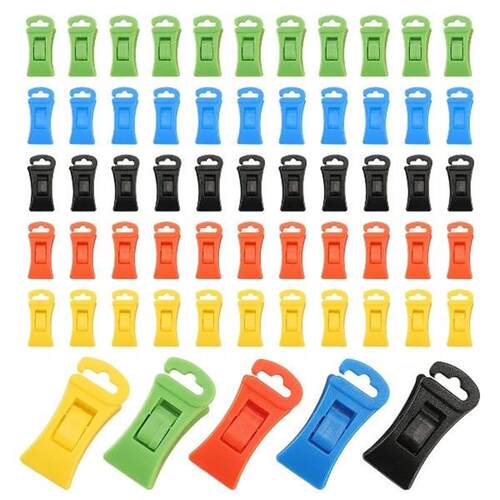 A64E 60 Sock Clips for Washing Machine and Dryer, Sock