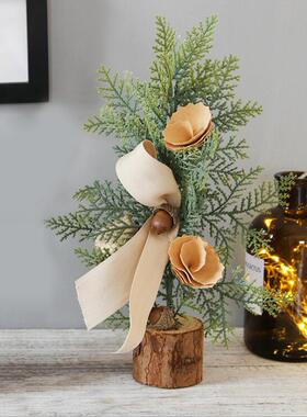 Christmas decoration 25cm Christmas mini tree ornaments desk