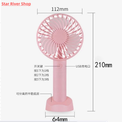 Mini Handheld Portable Fan Usb Rechargeable Battery Cooling