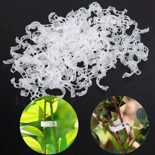100pcs Garden Vegetable Plastic Plant Clips Supports