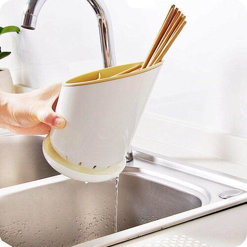chopsticks holder draining rack plastic ecofriend spoon box