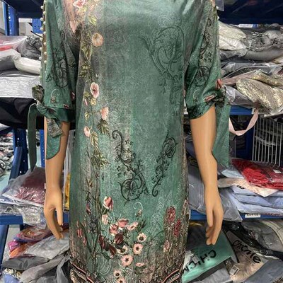 Women Dresses 2024 Summer Fashion Daily New Floral Tribal Pr