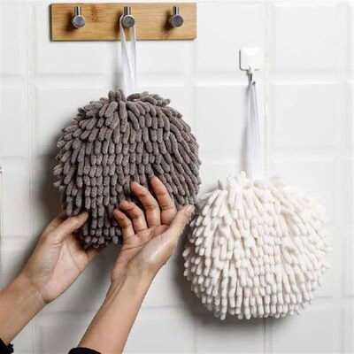 3 Pcs Chenille Hand Towel Highly Water Absorbent Superfine