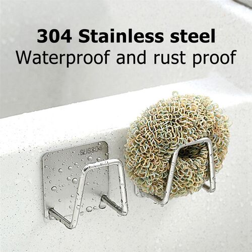 Kitchen Sponges Holder Self Adhesive Sink Sponges Drain Dryi