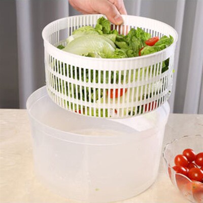 Manual Vegetable Dryer Strainer Salad Spinner Creative Kitch