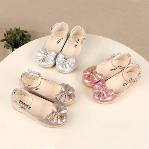 Girls Princess Leather Shoes Spring Autumn Elegant Kid Balle