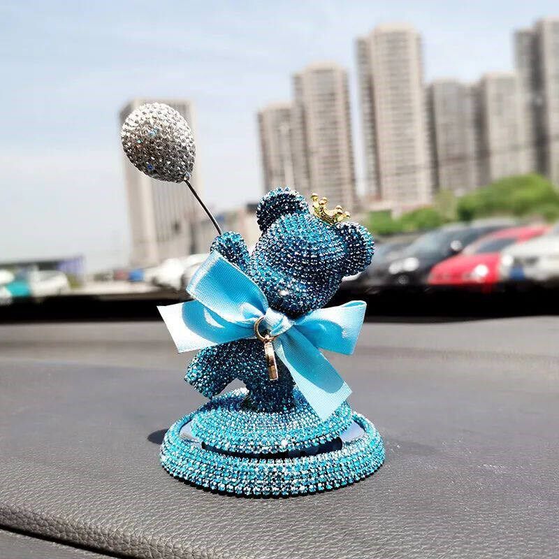 New Car Interior Decoration Cute Cartoon Balloon Bear Orname