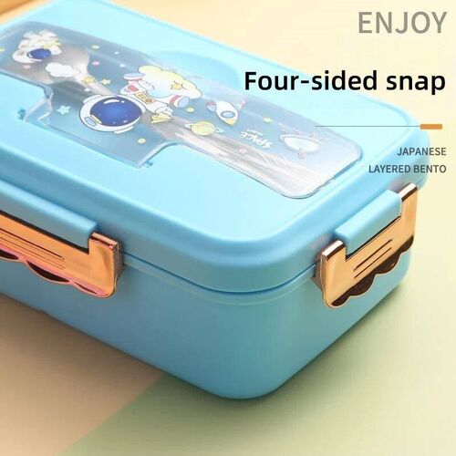 Bento Lunch Box for Kids Girls Cartoon Students Kawaii Cute