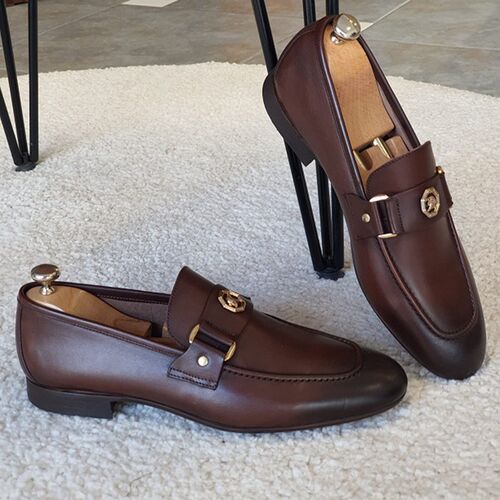 Italy Men Casual Shoes Autumn Leather Loafers Office Shoes F