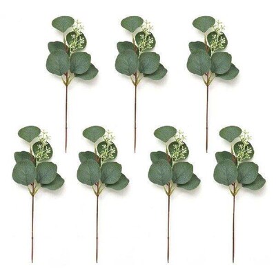 Artificial Eucalyptus Branch Realistic Eucalyptus Leaves