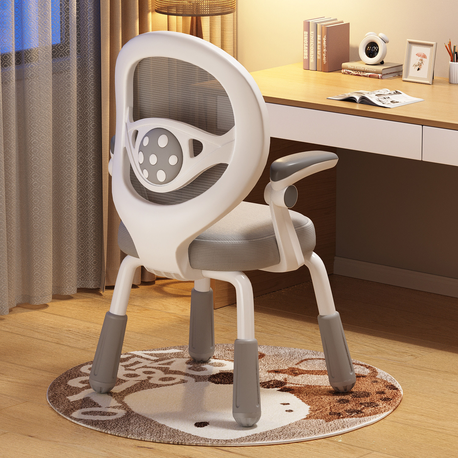 四平八稳儿童学习椅小学生家用久坐座椅升降写字椅子书桌专用,住宅家具,儿童学习椅,淘宝优惠券,粉丝福利购,淘宝优惠卷