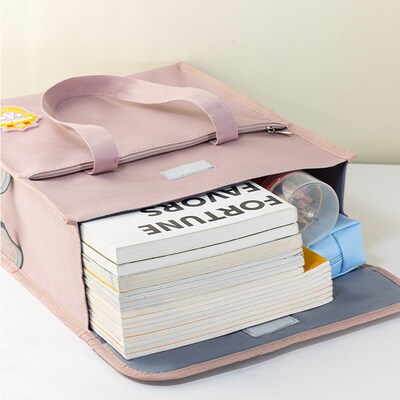 Carrying book bag Thickened tutoring bag for primary school