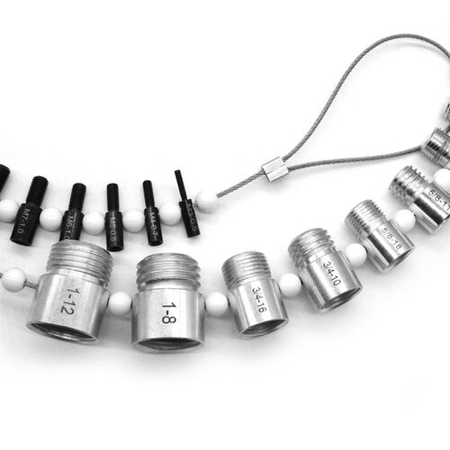 Nut Bolt Thread Checker Inch & Metric Thread Tester Bolt 44