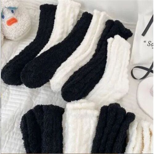 Mink Velvet Socks for Women and Men Autumn and Winter Thicke