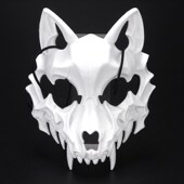 Mask Demon Carnival Werewolf Cospl 2022 Skull Halloween
