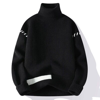 New Fashion Youthful Vitality Mens Turtleneck Sweater