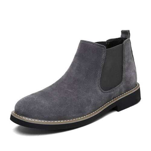 Chelsea Boot Men Martin Leather Ankle Boots Winter Shoes男靴