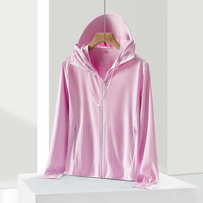Ice silk sunscreen clothing sunscreen clothing upf50 + remov