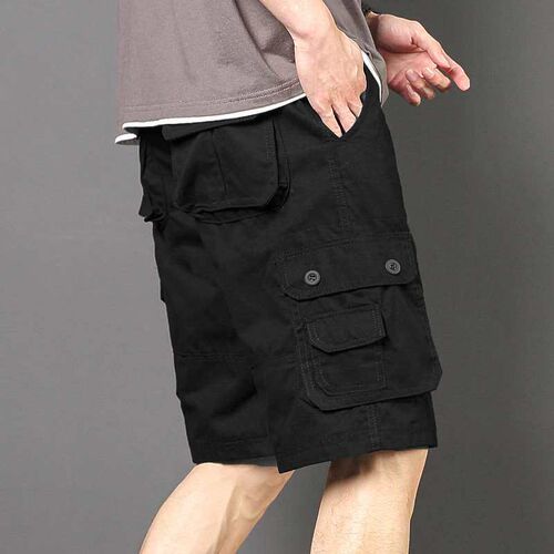 Summer Large Size Casual Shorts Multi-Pocket Mens Loose Str