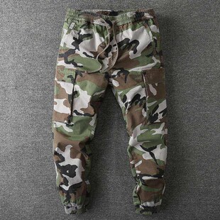Casual Pants Youth Spring Camouflage Mens Loose New