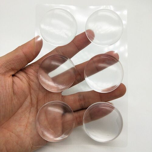 6pcs Transparent Soft Silicone Wall Protector Self-adhesive