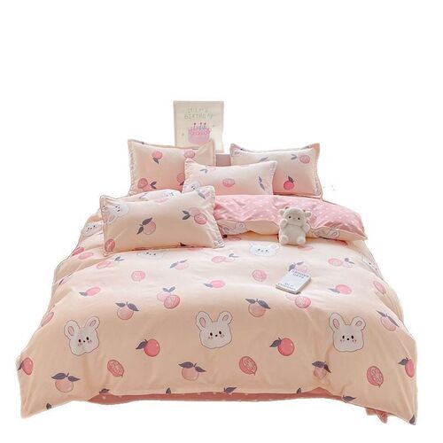 A Mother And Baby Chinese Cartoon Four-piece Set Simple Dorm