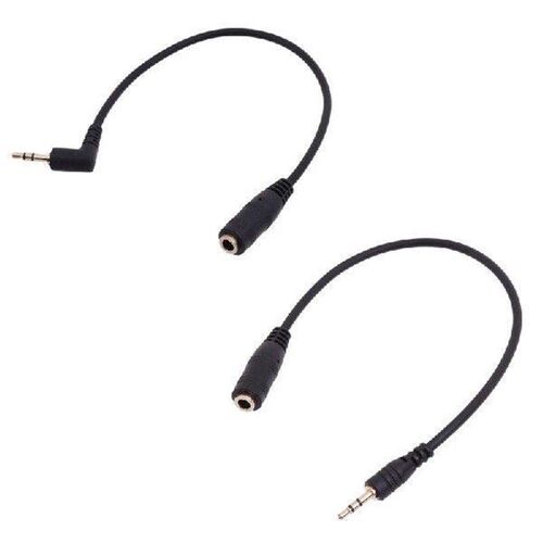 2.5mm Male to 3.5mm Female Aux Stereo Cable Connector