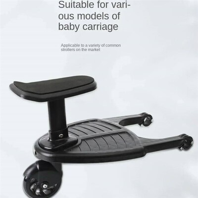 Stable Four-wheel car Children Stroller Pedal Adapter Stroll