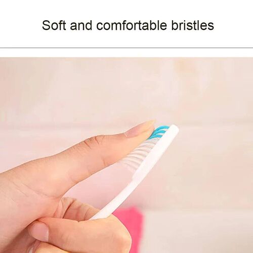 Adult White Moon Soft Toothbrush Set, Travel, Family Life, F