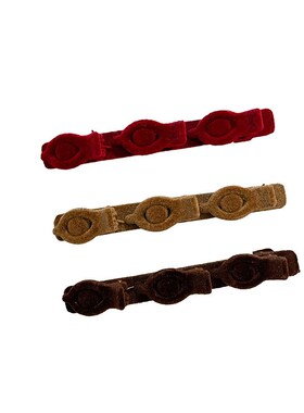 Autumn and winter flocking hair clip female side bangs clip