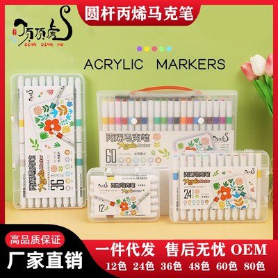 Acrylic marker pen for children, washable, water-based