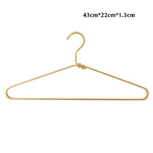 Aluminum Thick Clothes Hanger Wide Shoulder Durable Hangers