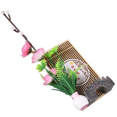 Japanese Food Presentation Artificial Flowers Plate