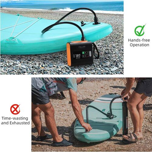 WESTTUNE Outdoor Wireless Air Pump Travel Vacuum Pump with I